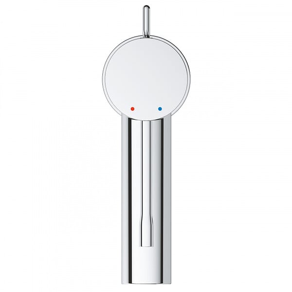 GROHE - Essence Mitigeur monocommande taille S avec tirette et vidage, cartouche en céramique, Chrome (24175001) - large