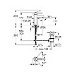 GROHE - Essence Mitigeur monocommande taille S avec tirette et vidage, cartouche en céramique, Chrome (24175001) - vignette