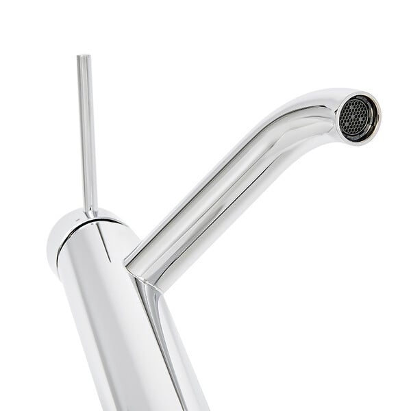 SWISS AQUA TECHNOLOGIES - Swiss Aqua Technologies Aurum mitigeur de lavabo 16,5 cm, à levier, sans vidage, chrome brillant (SATBAUR271CR) - large