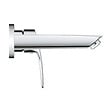 GROHE - EUROSMART Mitigeur Monocommande de lavabo, Fixation murale,   2 trous, Chrome(29337003) - vignette