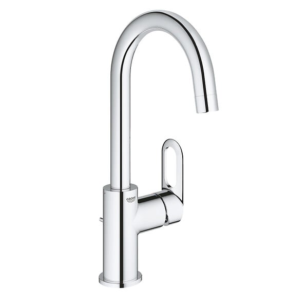 GROHE - Grohe Bauloop mitigeur monocommande Lavabo, taille L, Chrome (23763000) - large