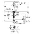 GROHE - Essence Mitigeur monocommande Lavabo  Taille L, Cool Sunrise brossé (32628GN1) - vignette