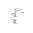 GROHE - Grohe Essence Mitigeur monocommande taille XL, avec cartouche en céramique, Hard Graphite brossé (G-24170AL1) - vignette