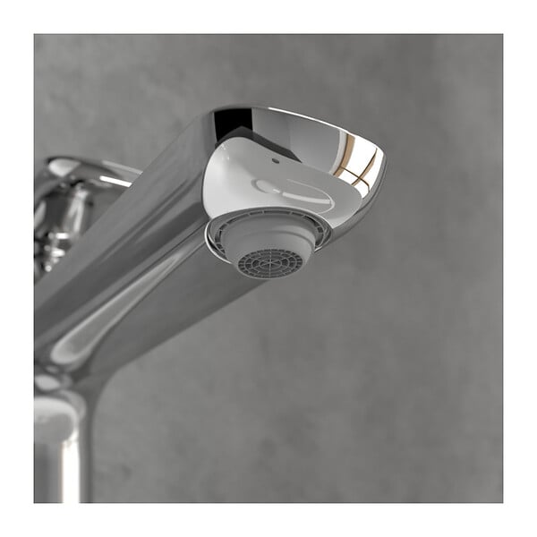 VILLEROY & BOCH - O.Novo Mitigeur monocommande de Lavabo, Surélevé, Avec vidage,  Chrome (TVW10410511061) - large
