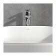 VILLEROY & BOCH - O.Novo Mitigeur monocommande de Lavabo, Surélevé, Avec vidage,  Chrome (TVW10410511061) - vignette