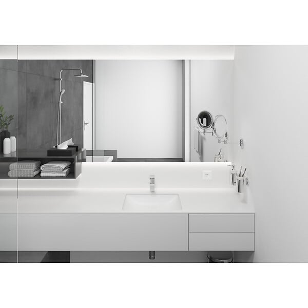 HANSGROHE - Vernis Shape Mitigeur de lavabo ComfortZone 100 avec cartouche céramique, Chrome (71569000) - large