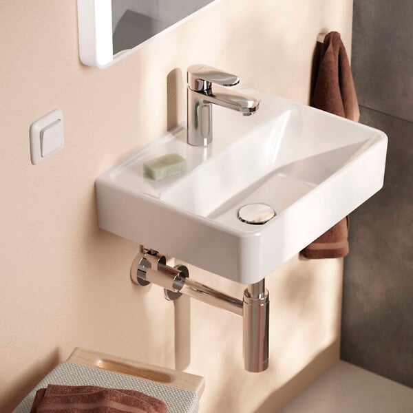 HANSGROHE - Vernis Blend Mitigeur de lavabo ComfortZone 100 avec cartouche céramique, Chrome (71580000) - large