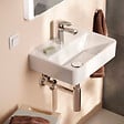 HANSGROHE - Vernis Blend Mitigeur de lavabo ComfortZone 100 avec cartouche céramique, Chrome (71580000) - vignette