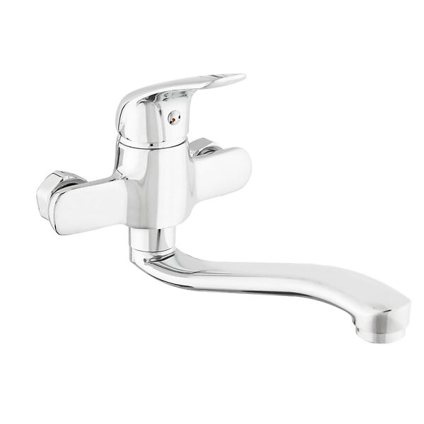 SIKO - S-Line Pro 100 mitigeur de lavabo mural 100 mm, chrome (SIKOBSLPRO26110) - large