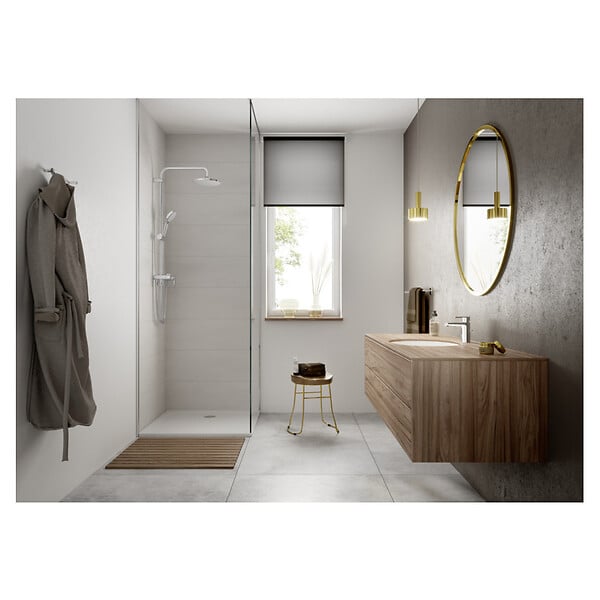 HANSGROHE - Vernis Blend Mitigeur de lavabo 100 avec tirette et vidage synthétique, chromé (71551000) - large