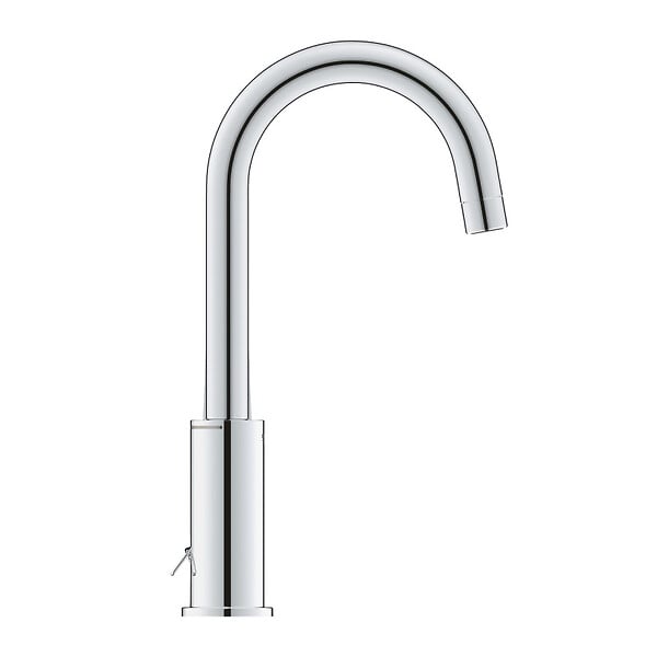 GROHE - EUROSMART Mitigeur monocommande de lavabo Taille L, avec vidage, Chrome (23743003) - large