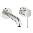 GROHE - Grohe ESSENCE NEW - Façade de Mitigeur monocommande 2 trous lavabo Taille M SuperSteel (19408DC1) - vignette