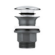 GROHE - Essence Set Mitigeur monocommande 1/2" Lavabo Taille M + Bonde clic clac Grohe pour lavabo avec trop-plein (23463001-CLICCLAC) - vignette