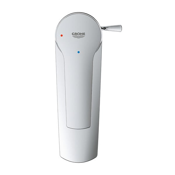GROHE - Lot de 2 mitigeurs monocommande de lavabo, Avec vidage, Taille S, Chrome (31137002-DUO) - large