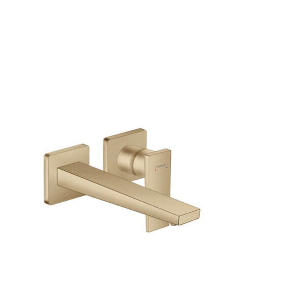 HANSGROHE - Metropol Set Mitigeur lavabo encastré mural Bronze brossé + Bonde à écoulement libre + Corps encastré (32526140-SET) - large
