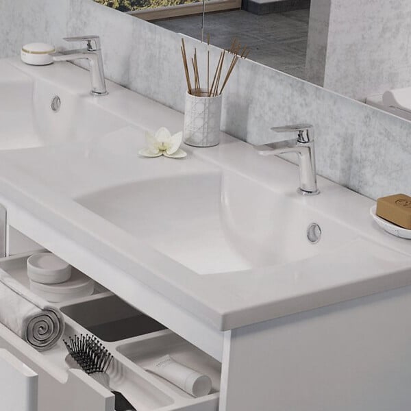 RAVAK - Ravak Classic Mitigeur de lavabo sur pied 155 mm, Chrome (X070080) - large