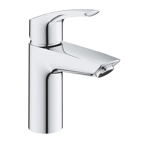 GROHE - EUROSMART Mitigeur monocommande de lavabo Taille S, Bonde Clic-clac Chrome (23924003) - large