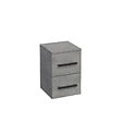 NATUREL - Naturel Meuble de salle de bain bas Naturel Cube Way 32,5x51x33 cm béton (CUBE2N32BE) - vignette