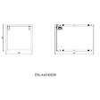 NATUREL - Naturel Etagère Naturel Stilla 30x30x44 cm blanc mat (STILLAA03002B) - vignette