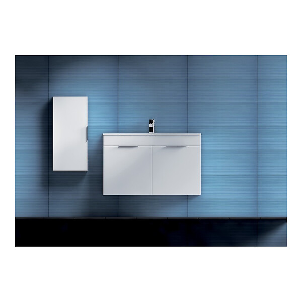 JIKA (GROUPE ROCA) - Jika (Groupe Roca) Cube Armoire de salle de bain 75cm avec porte fermeture softclose, Blanc (H4537111763001) - large