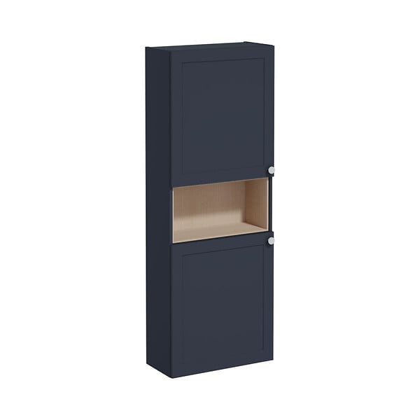 VITRA - Vitra  Meuble de salle de bain bas Vitra Root 55x155x25 cm bleu mat (ROOTCN55TM) - large