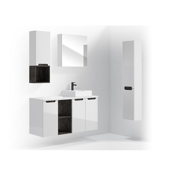 NATUREL - Naturel Etagère Naturel Stilla 30x30x20 cm noir (STILLAA03010) - large