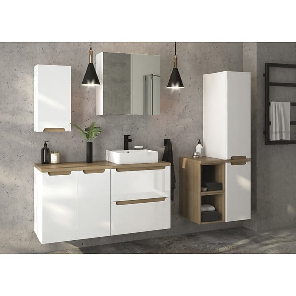 NATUREL - Naturel Etagère Naturel Stilla 30x30x44 cm marron (STILLAA03001B) - large