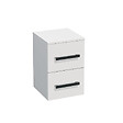 NATUREL - Naturel Meuble de salle de bain Cube Way 32,5x33 cm blanc brillant (CUBE2N32BL) - vignette