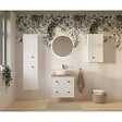 NATUREL - Meuble de salle de bain haut Naturel Forli 40x157x20 cm blanc (FORLIV40BI) - vignette