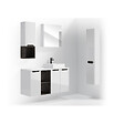 NATUREL - Etagère Naturel Stilla 30x30x44 cm noir (STILLAA03009) - vignette