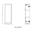 NATUREL - Meuble de salle de bain Naturel Stilla 30x90x22 cm blanc (STILLAC03002) - vignette