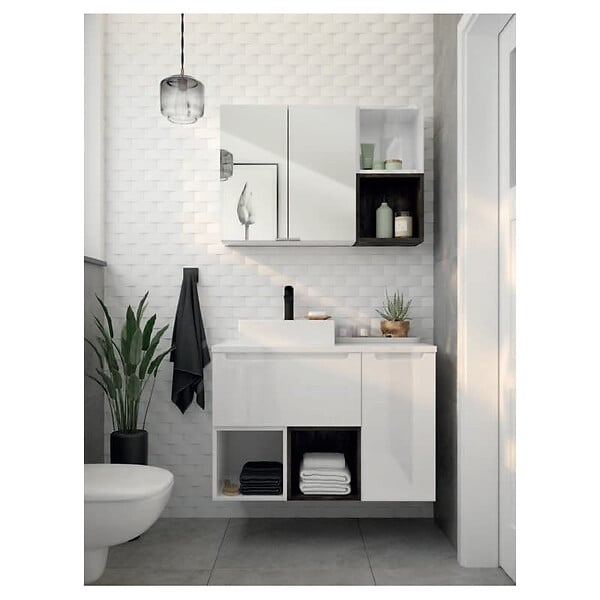 NATUREL - Naturel Etagère Naturel Stilla 30x30x20 cm blanc (STILLAA03006) - large