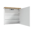 NATUREL - Naturel Armoire à miroir Naturel Stilla + LED 60x60 cm blanc (STILLAE06017) - vignette