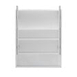 NATUREL - Naturel Lucca Armoire de salle de bain assemblée 60x75 cm, stratifié, 4 étagères, miroir blanc (LUCCA60CABW) - vignette