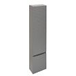 NATUREL - Meuble colonne suspendue salle de bain strié Savona 40,2x157x21,7 cm gris mat (SAVONAV40GM) - vignette
