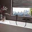 HANSGROHE - Hansgrohe Vivenis Pulsify Set Mitigeur bain/douche, bec cascade + Douchette 3 jets Relaxation avec support et flexible (75420670-Pulsify2) - vignette