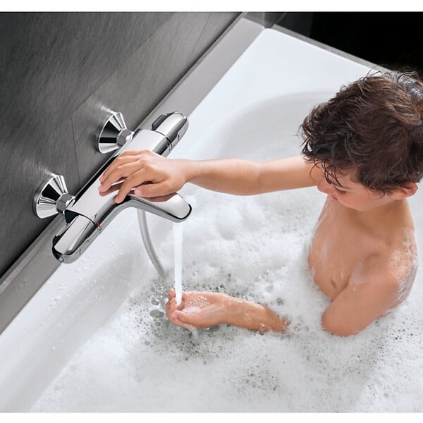 GROHE - GROHTHETM 1000 Mitigeur Thermostatique Bain/Douche, Chrome (34816003) - large
