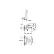 GROHE - Lineare New Mitigeur monocommande 1/2" bain/douche (33850001) - vignette