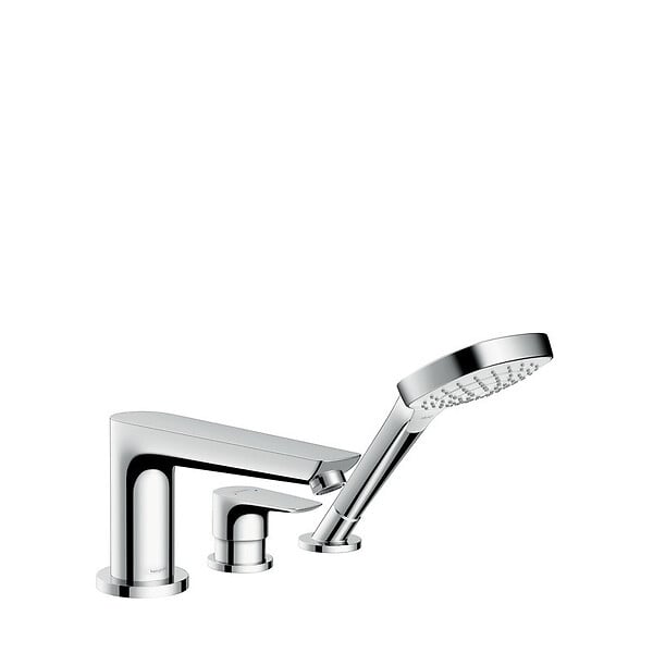 HANSGROHE - Talis E Set de finition mitigeur 3 trous pour montage sur bord de baignoire (71730000) - large