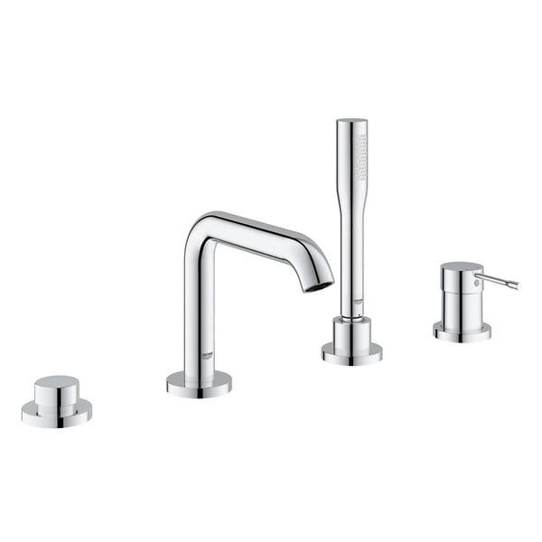 GROHE - Essence Façade pour Combiné monocommande 4 trous montage avec ou sans châssis - chrome (19578001) - large