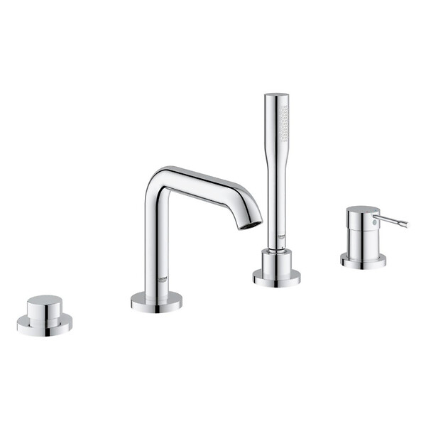 GROHE - Essence Façade pour Combiné monocommande 4 trous montage avec ou sans châssis - chrome (19578001) - large