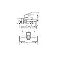 HANSGROHE - Vernis Shape Mitigeur bain/douche avec cartouche céramique, Noir mat (HG-71450670) - vignette