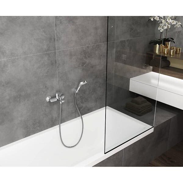 HANSGROHE - Vernis Blend Mitigeur bain/douche, avec cartouche en céramique, Chrome (HG-71440000) - large