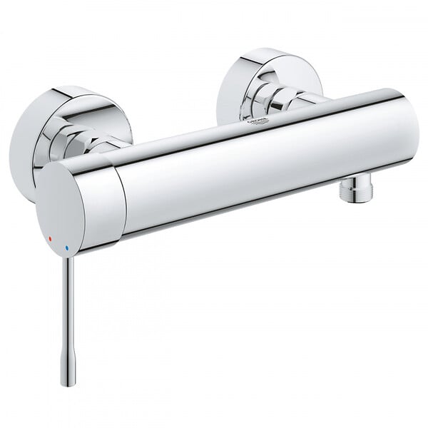 GROHE - Grohe Essence Mitigeur monocommande douche 1/2" avec cartouche céramique, Chrome (G-25252001) - large