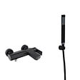 SWISS AQUA TECHNOLOGIES - Swiss Aqua Technologies by Paffoni B-Way Set mitigeur bain/douche mécanique Douchette 1 jet Flexible 1,5m Noir mat SATBSBW222-SET2 - vignette