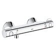 GROHE - Grohe Set de douche Mitigeur thermostatique Grohtherm 800 + Douchette stick 1 jet Euphoria Cosmopolitan, Chrome (34558000-Euphoria) - vignette