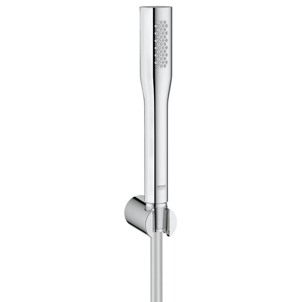 GROHE - Grohe Set de douche Mitigeur thermostatique Grohtherm 800 + Douchette stick 1 jet Euphoria Cosmopolitan, Chrome (34558000-Euphoria) - large