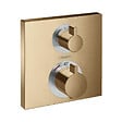 HANSGROHE - Hansgrohe Ecostat Square Set de finition pour mitigeur thermostatique encastré avec robinet d'arrêt et inverseur (15714140) - vignette