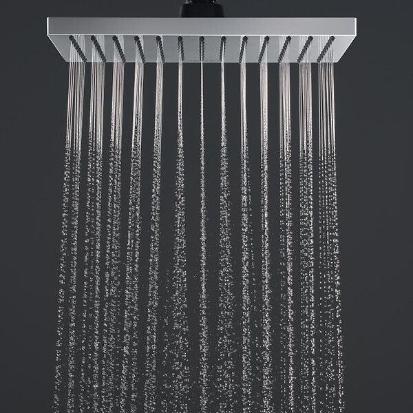 HANSGROHE - Hansgrohe Vernis Shape Rainfinity Set de douche tout en 1 avec Douche de tête 230 XXL + Douchette à main 3 jets, Noir mat - large