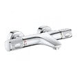 GROHE - Grohe Set bain/douche Mitigeur thermostatique Precision Feel + Douchette stick 1 jet Euphoria Cosmopolitan, Chrome (34788000-Euphoria) - vignette